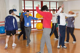 Taller de capacidades coordinativas. 4º Congreso Internacional de Actividad Físico-Deportiva para Mayores. Complejo Polideportivo Universitario. Marzo de 2011