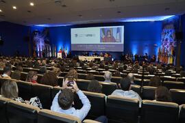 Intervención de Elsa Marina Álvarez. Apertura del Curso Académico 2024/2025 de la Universidad de Málaga. Paraninfo. Septiembre de 2024
