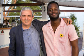 Diego Vera y César Brandon. Festival benéfico en los Baños del Carmen. Cursos de Verano de la Universidad de Málaga. Málaga. Julio de 2018