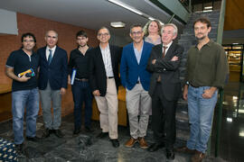Foto de grupo. Lecturas Poéticas en la UMA: "Poemas para el Siglo XXI". Biblioteca General. Octubre de 2017