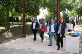 Inauguración de la primera "Isla y Senda Verde" de la Universidad de Málaga. Facultad de Ciencias de la Comunicación y Turismo. Octubre de 2019
