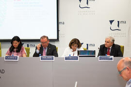 Presentación de la XIV edición de los Cursos de Verano de la Universidad de Málaga. Rectorado. Mayo 2015