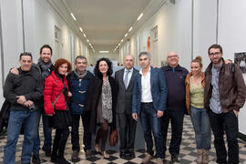 Inauguración de la exposición "Málaga 1963. Una mirada fotográfica a la ciudad de hace 50 años", en la Térmica. Febrero de 2014