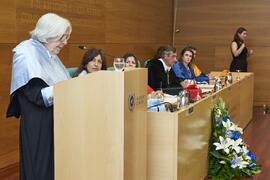 Laudatio de Asunción Rallo Gruss. Investidura como "Doctores Honoris Causa" de Antonio García Berrio y Pilar Palomo Vázquez por la Facultad de Filosofía y Letras de la Universidad de Málaga. Edificio del Rectorado. Junio de 2024