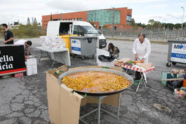 Preparación de paella. II Día del Estudiante. Campus de Teatinos. Octubre 2018
