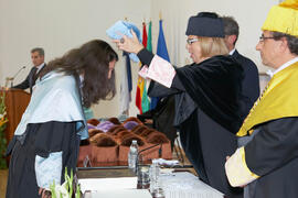 Investidura de nuevos doctores por la Universidad de Málaga. Paraninfo. Febrero de 2012