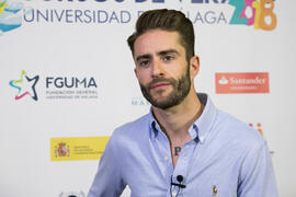Pelayo Díaz. Curso "Influencers, camino al éxito". Cursos de verano 2018 de la Universidad de Málaga. Marbella. Julio de 2018