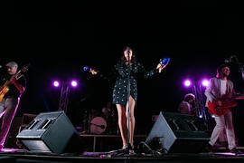Concierto de Dry Martina. Festival Benéfico en los Baños del Carmen. Cursos de Verano de la Universidad de Málaga. Málaga. Julio de 2018