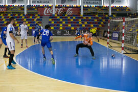 Partido Universidad de Mármara - Universidad de Suceava. Categoría masculina. Campeonato Europeo Universitario de Balonmano. Antequera. Julio de 2017