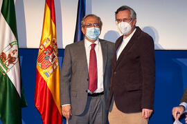 Toma de posesión de Antonio Joaquín Franco Mariscal como nuevo profesor titular del Área de Didáctica de las Ciencias Experimentales de la Universidad de Málaga. Paraninfo. Diciembre de 2021