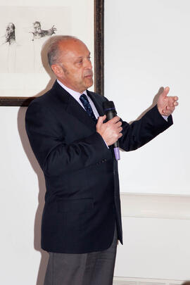 Inauguración de la exposición "Bienvenido-Arenas, imágenes de Málaga". Ateneo de Málaga. Mayo de 2012
