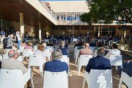 Discurso de José Ángel Narváez. Homenaje a los sanitarios en la Facultad de Medicina de la Universidad de Málaga. Campus de Teatinos. Octubre de 2021