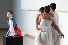 Representación de la obra "La Gaviota" de la compañía Mu Teatro. Paraninfo. Octubre de 2015