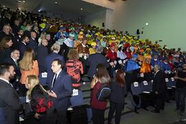 Momentos previos al Solemne Acto de Apertura del Curso Académico 2022/2023 de las Universidades Andaluzas. Escuela Técnica Superior de Ingeniería Informática y Telecomunicaciones. Septiembre de 2022