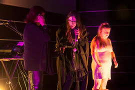 Performance en la gala de clausura del Fancine 2016. Cine Albéniz. Noviembre de 2016