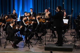 Concierto de Bandas Sonoras de la 30 edición de Fancine de la Universidad de Málaga. Auditorio de la Escuela Técnica de Ingeniería de Telecomunicaciones e Informática. Noviembre de 2020