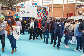 Visita a la Jornada de Puertas Abiertas de la Universidad de Málaga. Complejo Polideportivo Universitario. Marzo de 2022