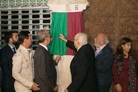 Inauguración de la placa conmemorativa de la Casa Natal de Eugenio Chicano. Málaga. Octubre de 2017