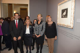 Inauguración de la exposición "UMA 40 años compartiendo futuro". Rectorado. Noviembre de 2012