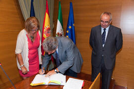 Toma de posesión del personal docente e investigador de la Universidad de Málaga. Rectorado. Octubre de 2011