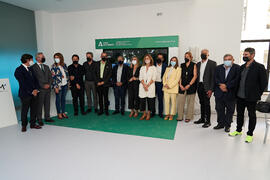 Inauguración de la exposición itinerante sobre el plan "Vive tu ciudad". Escuela Técnica Superior de Arquitectura de la Universidad de Málaga. Octubre de 2021