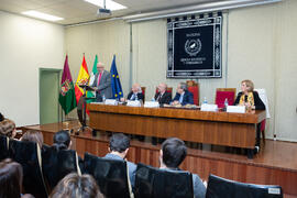 Intervención de José Sánchez Maldonado en su nombramiento como Alumno de Honor de la Facultad de Ciencias Económicas y Empresariales. Facultad de Ciencias Económicas y Empresariales. Diciembre de 2019