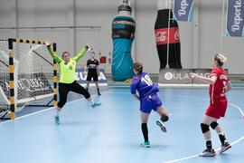 Partido Universidad de Akdeniz - Universidad  de Aveiro. Categoría femenina. Campeonato Europeo Universitario de Balonmano. Antequera. Julio de 2017