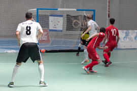 Partido Georgia contra Alemania. 14º Campeonato del Mundo Universitario de Fútbol Sala 2014 (FUTSAL). Antequera. Julio de 2014