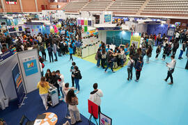 Jornada de Puertas Abiertas de la Universidad de Málaga. Complejo Polideportivo Universitario. Marzo de 2022