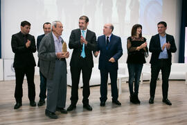 Entrega del premio CIMA 2017 a Francisco Contreras, "Súper Paco". Inauguración del 7º Congreso Internacional de Actividad Física Deportiva para Mayores. Escuela Técnica Superior de Ingeniería de Telecomunicaciones y de Informática. Noviembre de 2017