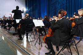 Concierto de Bandas Sonoras de la 30 edición de Fancine de la Universidad de Málaga. Auditorio de la Escuela Técnica de Ingeniería de Telecomunicaciones e Informática. Noviembre de 2020