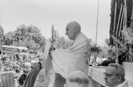 El Obispo Herrero Oria en la procesión del Corpus Christi. Málaga. Junio de 1963