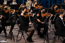 Concierto de Bandas Sonoras de la 30 edición de Fancine de la Universidad de Málaga. Auditorio de la Escuela Técnica de Ingeniería de Telecomunicaciones e Informática. Noviembre de 2020