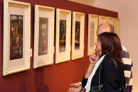 Inauguración de la exposición "Eugenio Chicano. Cofrade" en el Museo de la Semana Santa de Málaga. Noviembre de 2011
