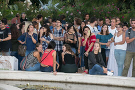 Bienvenida a los alumnos de intercambio internacional de la Universidad de Málaga. Jardín botánico. Octubre de 2017