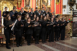 Concierto de Navidad de la Coral Sancti Petri homenaje a la Facultad de Económicas. Iglesia de los Mártires. Diciembre de 2015