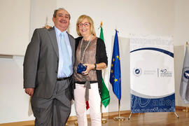 Homenaje al personal que cumple 25 años al servicio de la Universidad de Málaga y al personal jubilado. Paraninfo. Julio de 2013