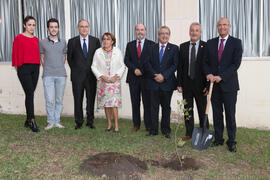 Presentación del árbol de Hipócrates donado por la isla de Kos. Facultad de Medicina. Octubre de 2017