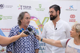 Manu Sánchez y Selu García Cossío. Curso "30 años de Carnaval de Cádiz, máximo exponente del humor crítico" . Cursos de Verano de la Universidad de Málaga. Vélez-Málaga. Julio de 2019