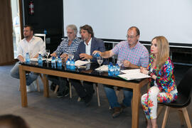 Mesa redonda: «Presente y futuro del periodismo deportivo. Valores y comunicación». Curso "Comunicación deportiva". Cursos de Verano de la Universidad de Málaga. Vélez-Málaga. Julio de 2019