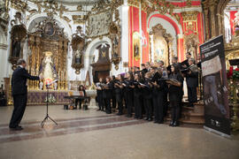 Concierto de Navidad de la Coral Sancti Petri homenaje a la Facultad de Económicas. Iglesia de los Mártires. Diciembre de 2015
