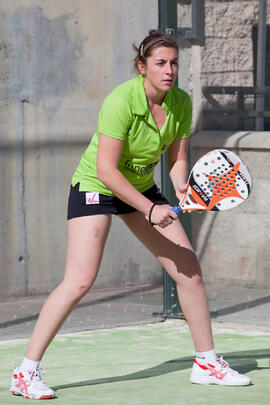 Partido de pádel. Fases Finales de los Campeonatos de España Universitarios. Antequera. Abril de 2012