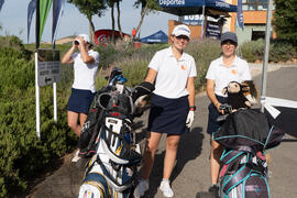 Jugadoras del equipo de la Universidad de Borgoña. Campeonato Europeo de Golf Universitario. Antequera. Junio de 2019