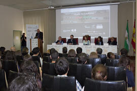 Intervención de Francisco Salas. Jornada de clausura del I Concurso de Creación de Empresas. Facultad de Ciencias Económicas y Empresariales. Málaga. Mayo de 2015