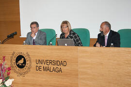 Inauguración de la exposición "Málaga, una visión panorámica". Rectorado. Diciembre de 2007