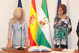 Toma de posesión de nuevos cargos de la Universidad de Málaga. Rectorado. Octubre de 2013