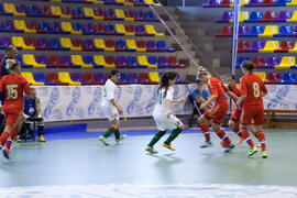 Partido Portugal contra Rusia. 14º Campeonato del Mundo Universitario de Fútbol Sala 2014 (FUTSAL). Antequera. Julio de 2014