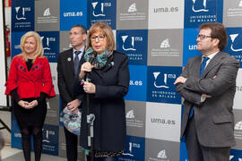Inauguración de la I Feria de Posgrado Universidad de Málaga. Facultad de Derecho. Marzo de 2015