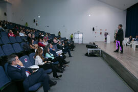 Marzo Edir Da Silva. Panel de expertos. 7º Congreso Internacional de Actividad Física Deportiva para Mayores. Escuela Técnica Superior de Ingeniería de Telecomunicaciones y de Informática. Noviembre de 2017