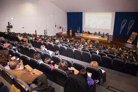 Congreso de deporte del 5º Congreso Internacional de actividad físico-deportiva para mayores de la Universidad de Málaga en la E.T.S.I . Marzo de 2013